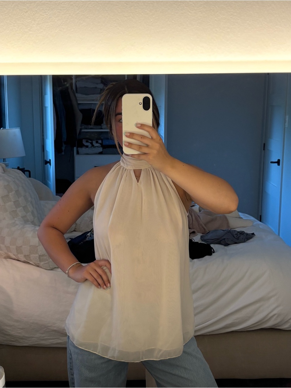Cider halter neck top
